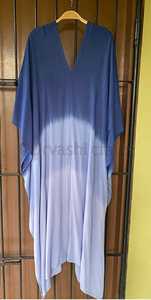 OEM-Vestidos largos de verano para mujer, ropa informal Maxi hecha a mano, Tie Dye Bali, de seda para playa - Product Image 3