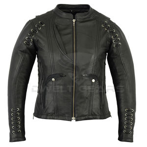 Blouson en cuir pour homme, véritable peau d'agneau, matériel de qualité supérieure, fait en gros, à la mode, 2022 - Product Image 4