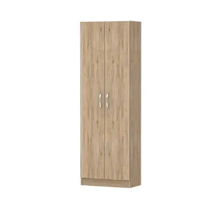 Armario de madera para ropa, armario de madera, conjunto de muebles de dormitorio hechos en Malasia, 12_0056