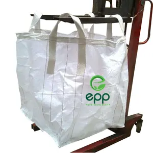 1 ton bulk bags a metric bag FIBC type Anti-UV woven sacks with duffle top and spout bottom 1 ton 1.5 ton 2 ton PP woven bag