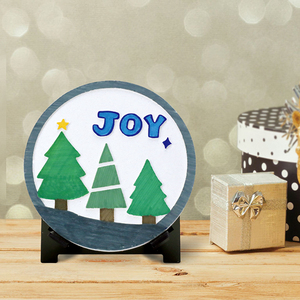 Kit de décoration DIY pour Noël, ensemble d'artisanat avec motifs Joy Design inclus - Product Image 4