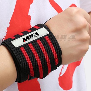 Adjustable Elastic Wrist Support Strap Neoprene Cotton Gym Weightlifting Wrist Wraps Bandages Unisex Customizable Logo Knee - Product Image 5