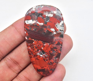 ¡Raro! Cabujones de jaspe rojo Natural, gemas sueltas de jaspe australiano, gemas semipreciosas - Product Image 5