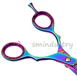 Tijeras profesionales de acero inoxidable 440C para peluquero, para salón de peluquería, con reposabrazos ajustable (SC06), venta al por mayor - Product Image 2