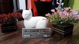 Suministros funerarios para gatos, urna funeraria de doble color de latón - Product Image 6