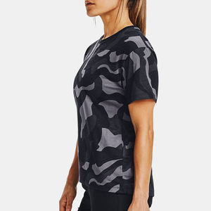 T-shirt blanc à manches courtes, modèle basique 100% coton, col rond, logo personnalisé, en coton - Product Image 2