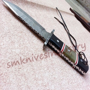 Damascus Steel HandMade Out door knife with leather sheath (Smk1545) - Product Image 4