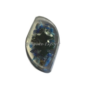 Lapis Lazuli orgonita ojo en forma de cabujones para protección EMF DE LA - Product Image 1