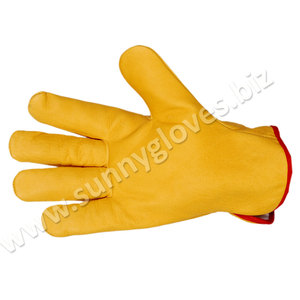 Rigger Leather <b>Driver</b> <b>Gloves</b> / Leather Working <b>Gloves</b> - Product Image 4