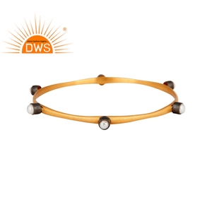 Pierres précieuses blanches 18k, bijoux élégants en argent Sterling 925, perles naturelles, plaqué or jaune, pour femmes, offre spéciale - Product Image 1