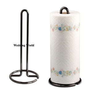 Soporte para pañuelos de Metal de mesa de artículos de Hotel, servilletero hecho a mano de forma redonda, soporte para pañuelos nuevo de lujo de la mejor calidad - Product Image 3