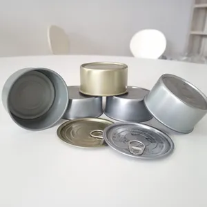 Exported empty 2-pieces Canned Food Cans In Round Shape With 4 To 6 Colors for canned meat From Vietnam