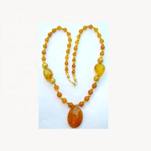 Achetez en gros : Collier ethnique en agate perlée et pierres semi-précieuses pour femmes/unisexe – Exportateur d'agates - Product Image 1