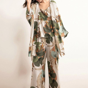 Pyjama simple, en coton, pour femme, - Product Image 1