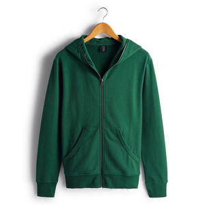 Sudadera con capucha y cremallera para hombre, nueva moda, con logotipo personalizado, para entrenamiento, gimnasio, neón, liso, color blanco, nueva - Product Image 1