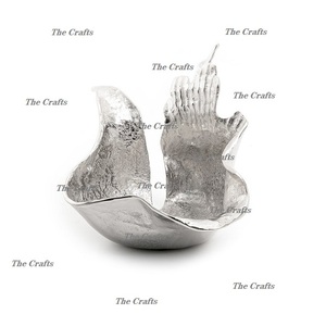 Classic Design Fruits <b>Chocolates</b> Bowl In Aluminium Silver Color Decorative Bowl For <b>Wedding</b> Tableware Use - Product Image 1