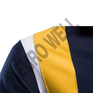 T-shirt pour homme 100% coton de qualité supérieure T-shirt polo à manches à épaules tombantes avec logo personnalisé - Product Image 3