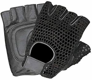 Guantes de Ciclismo de cuero de medio dedo, venta al por mayor - Product Image 2