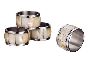 New Look Mother of Pearl Napkin Holder for Wedding Party 4 Piece Tabletop <b>Decorate</b> Medium Size Napkin Holder for Hot <b>Sale</b> - Product Image 4