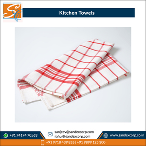 Leading Supplier of Superior Quality Luxury Checkered Design Cleaning Cloths Kitchen <b>Towels</b> at Factory Price - Product Image 5