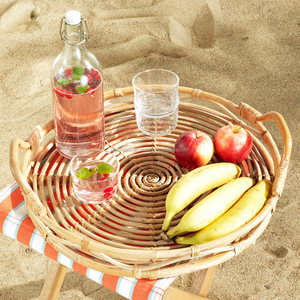 Rattan Tray With Handle Made in Vietnam Wholesale in Bulk 2020 - Product Image 3