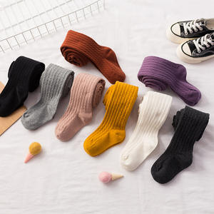 Bonyponi Pretty-<span class=keywords><strong>pantis</strong></span> de algodón peinado para niñas, medias de punto con Cable, para primavera y otoño, 3-8 años - Product Image 2