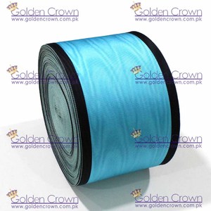 Maçonnique Moire Ruban Noir Bleu Ciel Personnalisé Maçonnique Regalia Solide Jacquard Tissé Polyester Dentelle Personnalisable Maçonnique Regalia - Product Image 3