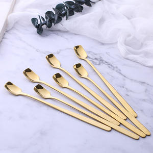 Cuillère en laiton antique de différentes formes pour restaurant, cuillère en laiton de taille personnalisée, cuillère dorée en laiton - Product Image 4