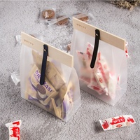 Sac d'emballage de flocons de neige, housse de nougat pp, sachets de nourriture transparents, auto-agrippante