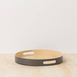 Plateau en bambou de bistro blanc de base avec poignées Nouveau design Plateau de service de bistro blanc de base du Vietnam Plateau à fruits de sécurité - Product Image 4