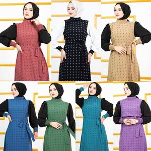 New Season Women's Modest Islamic Clothing Abaya Kaftan Tunic Kimono <b>Hijab</b> Ethnic Quality Turkish Dubai Arab Muslim Fashion Sale - Product Image 2