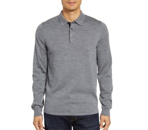 long sleeve <b>office</b> men polo <b>shirts</b> high quality cheap price - Product Image 4