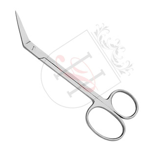 Magnifique ciseaux à cuticules de haute qualité, ciseaux professionnel en acier inoxydable pour les sourcils, étiquette privée, 1 pièce - Product Image 2