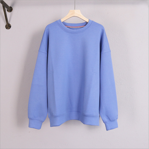 Sudadera con capucha y cuello redondo de rizo, nueva moda, nueva moda, personalizada, sin capucha - Product Image 2