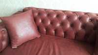 Chesterfield-Sofa Luxuriöses Wohndesign Getuftetes Sofa mit Massivholzrahmen Stoffsofa-Set für Apartments, Lagerhallen & Werkstätten