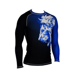 Venta al por mayor de manga larga de sublimación Rash Guard impreso camisa deportiva - Product Image 5
