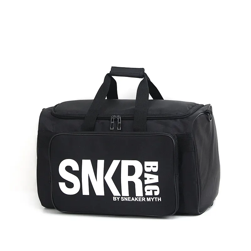 Amz sıcak aynı prim Sneaker çantaları su geçirmez seyahat çantası ayakkabı organizatörü snkr silindir çanta özel baskılı ve işlemeli logosu