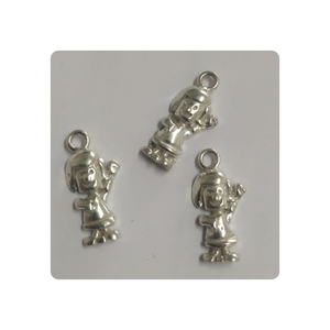 925 Sterling Silver Charms Custom Jewelry India-Sejal Creation Indian Seller Supplier Factory Price Vintage Cute <b>Flower</b> Gifts - Product Image 1