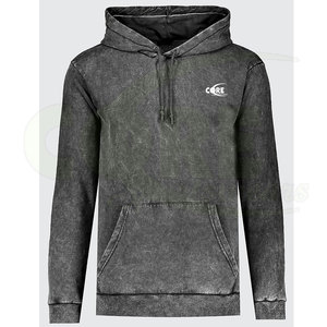 Sweat à capuche pour homme lavé à l'acide de haute qualité personnaliser pull lourd à manches longues sweats à capuche pour vêtements d'extérieur - Product Image 3