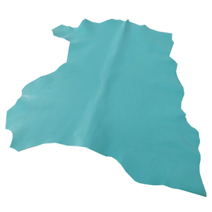 กระเป๋าถือหนังแพะน้ำสีฟ้า - Product Image 1