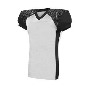 Maillot de football américain personnalisé de style professionnel à manches courtes respirant design grande taille pour les sports d'été - Product Image 4