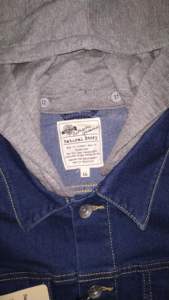 Surplus de marque hommes Slim Fit à manches longues Denim coton décontracté veste à capuche bouton de fixation vêtement teint respirant Bangladesh - Product Image 4