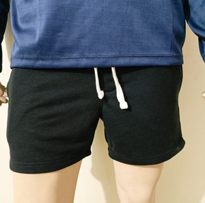Short de sport et d'athlétisme pour hommes, en coton, taille élastique, avec poches et cordon de serrage, prêt pour échantillon, offre spéciale, - Product Image 2