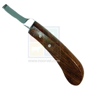 Instrumento veterinario profesional superventas, cuchillo de pezuña de acero J2 de alta calidad, mango de madera para ganado, vaca, caballo, herrador, herramientas - Product Image 1