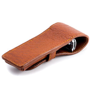 Cuchilla de Metal de acero inoxidable con doble filo, afeitadora de seguridad recta, conjunto de viaje, para mano larga, nueva - Product Image 5