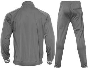 Chándal personalizado para entrenamiento deportivo, conjunto de chándal de manga corta con logotipo bordado, OEM - Product Image 2