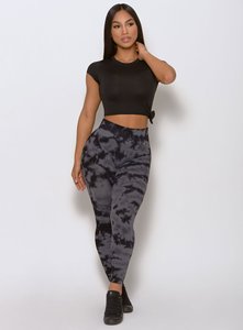 Mallas y tops con diseño de camuflaje para mujer, mallas ajustadas de la mejor calidad para mujer, precio al por mayor - Product Image 3