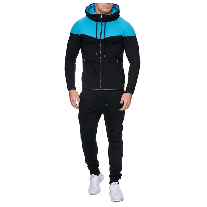 Men Active Wear Zipper Tracksuits Set for Men And Kids 2 Piece Stylish High Quality Men Tracksuits