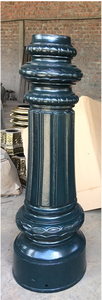 OEM โคมไฟโพสต์ฐานหล่อเหล็กหล่อใหม่ตกแต่งสวนไฟถนนตกแต่งหายโฟมหล่อ - Product Image 3