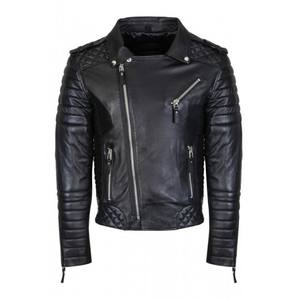 Moto en cuir veste biker style - Product Image 4
